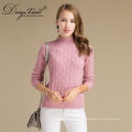 Women High Neck Oversized Pullover Cashmere Wool Christmas Sweater Wholesaler Manufacturer